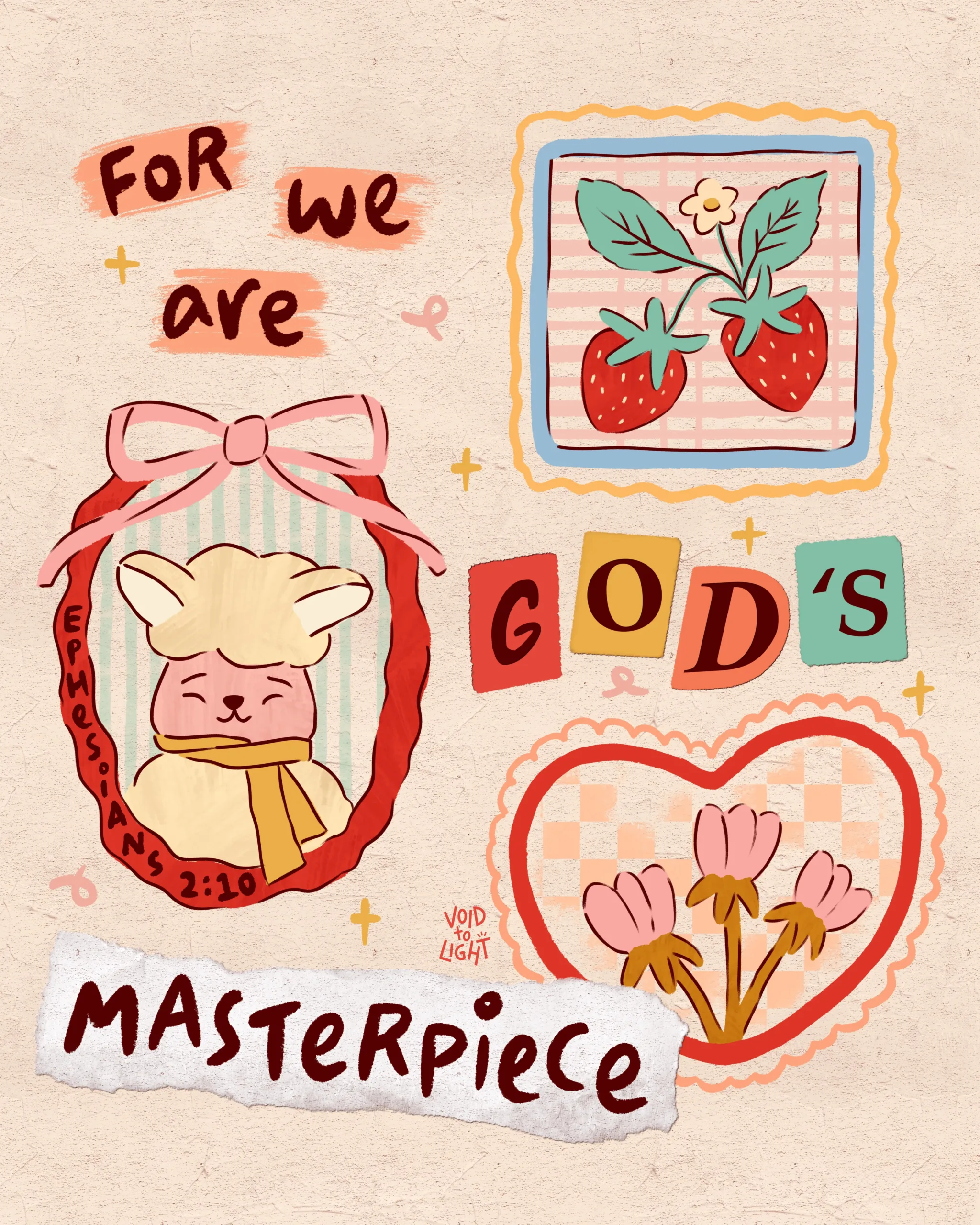 psalm-55-22-christian-illustration-pink-buffalo-check