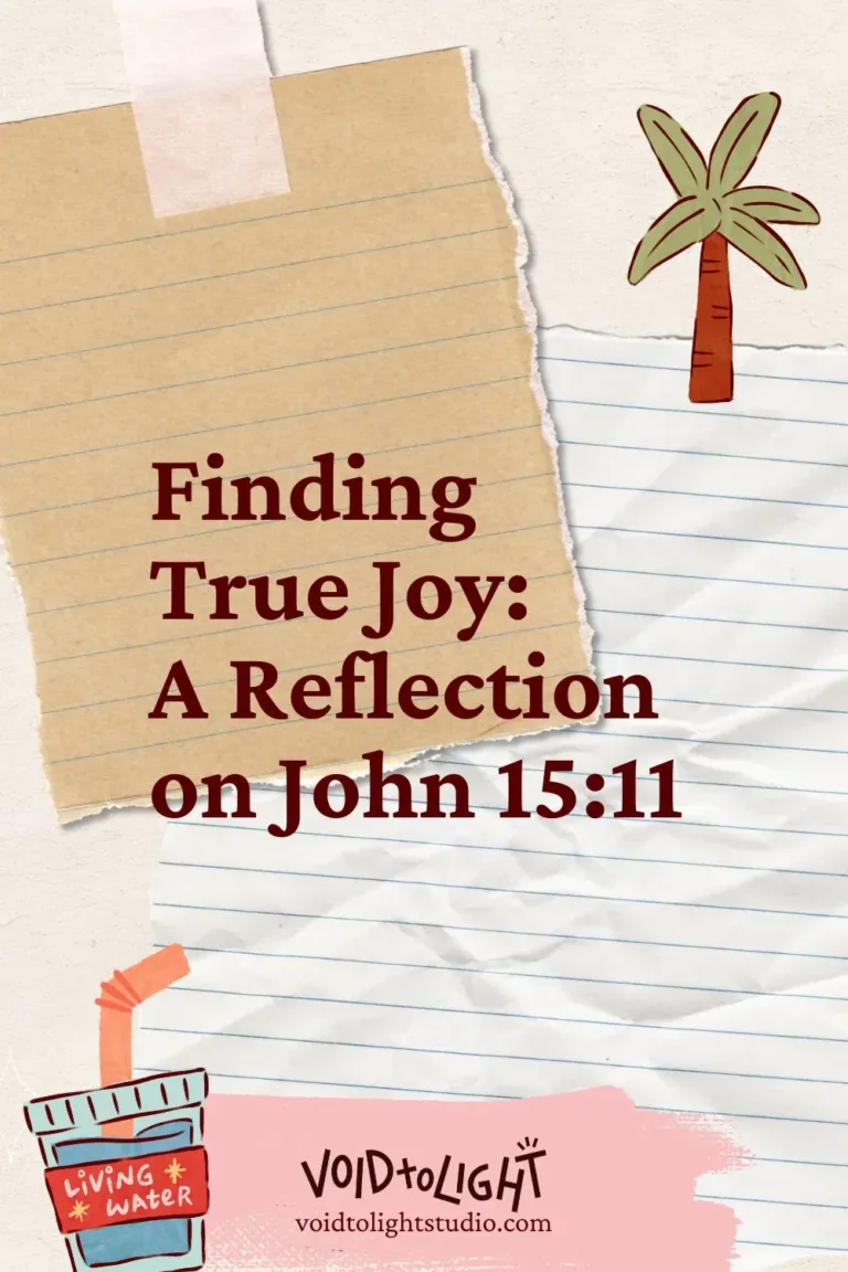Finding true joy - a reflection on John 15:11